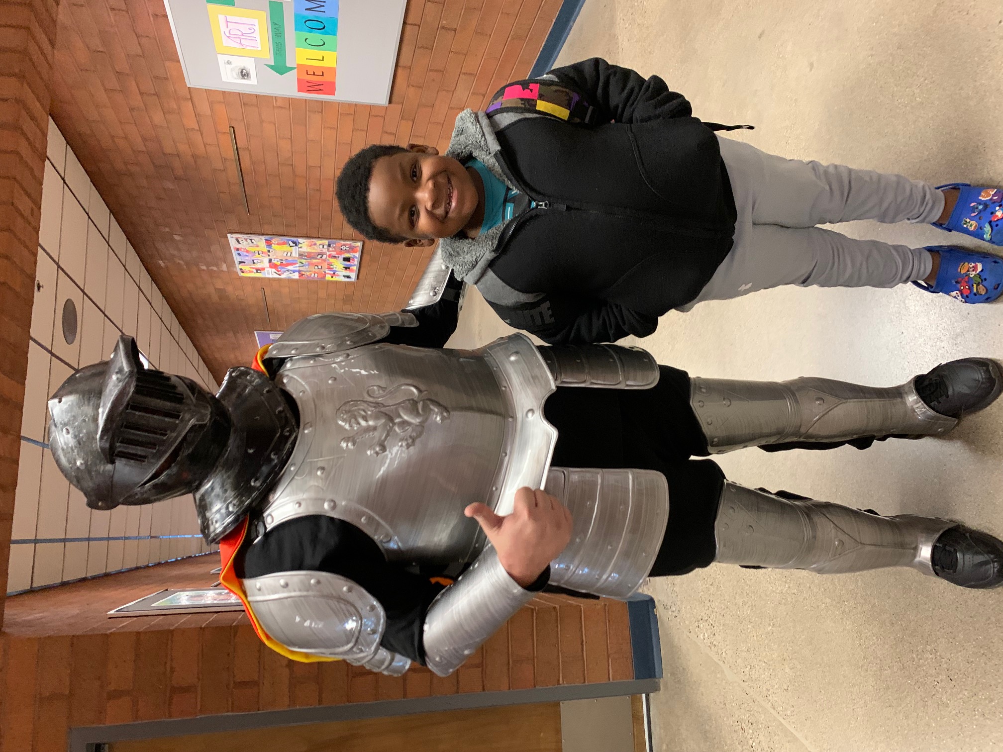 Kingswood's Knight with student